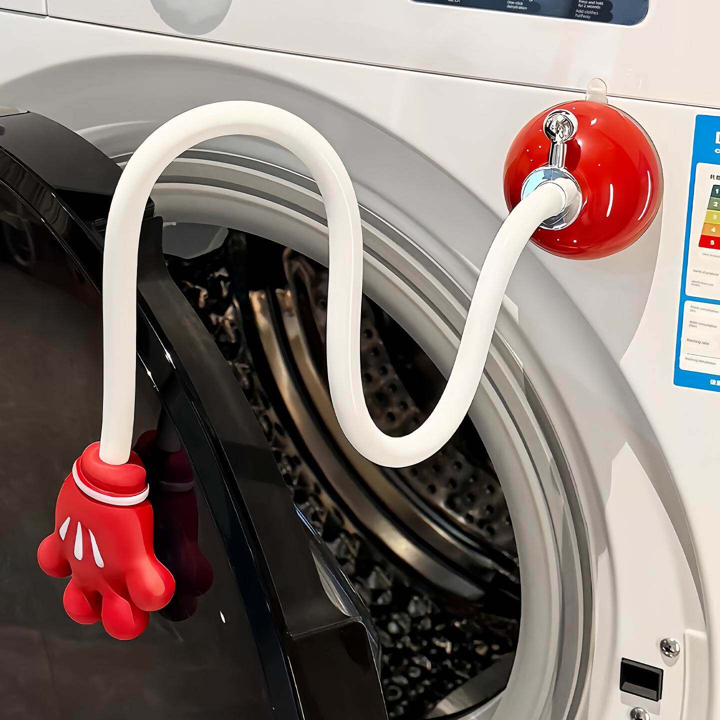 卡通滚筒洗衣机门固定器通风防霉防臭卡扣门挡限位器吸盘支撑架