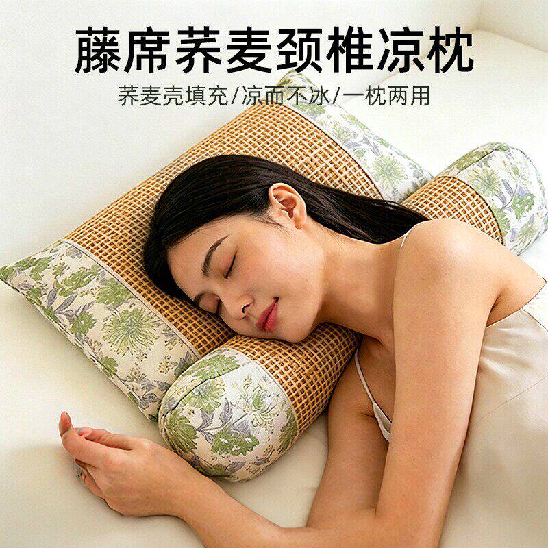 夏季荞麦枕头护颈椎助睡