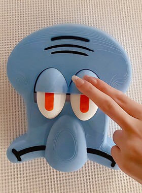 章鱼哥睁眼开关面板海绵