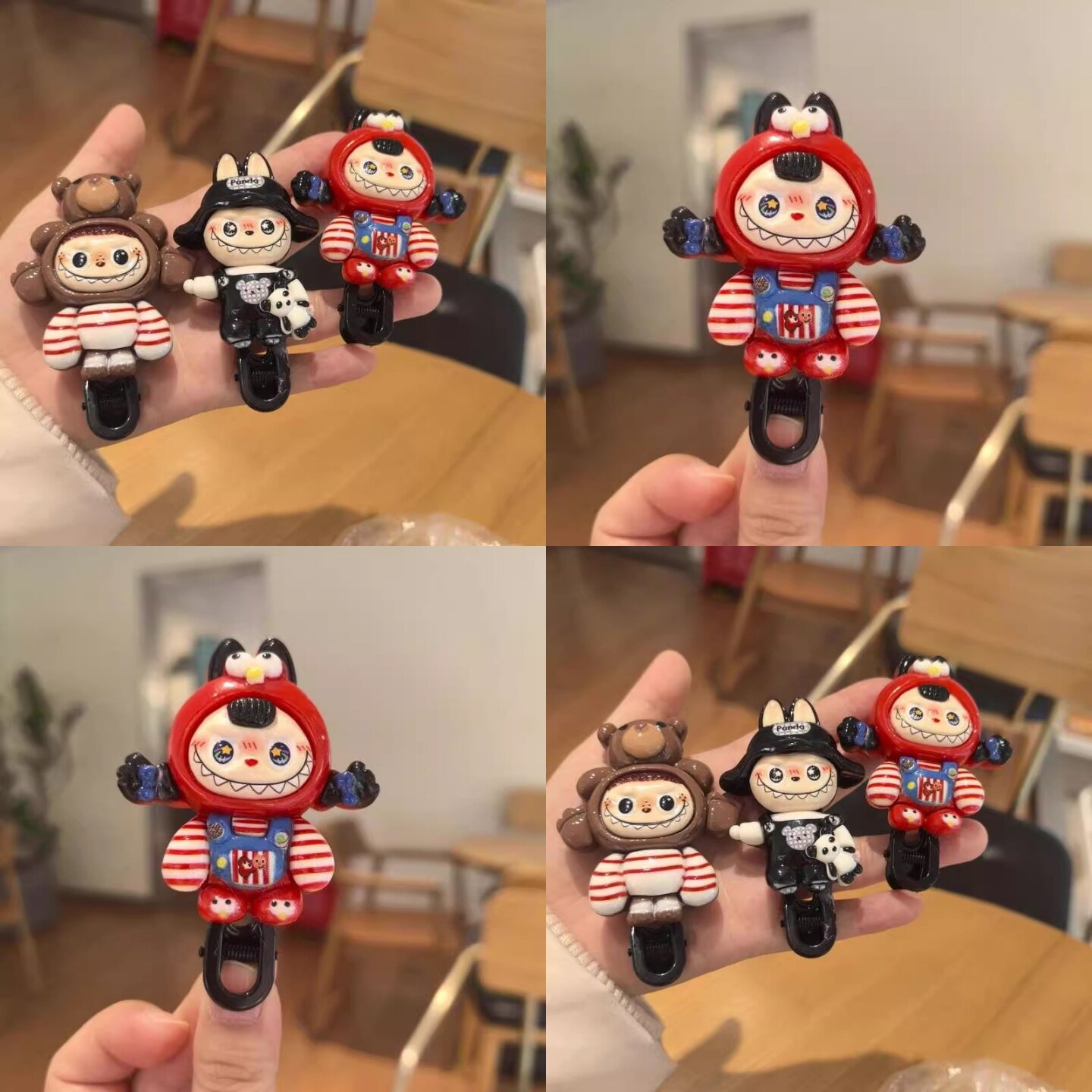 仙贤遥新款卡通拉布布发夹