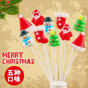 典趣圣诞节糖果棉花糖棒棒糖网红儿童年货节礼物休闲小零食品特惠