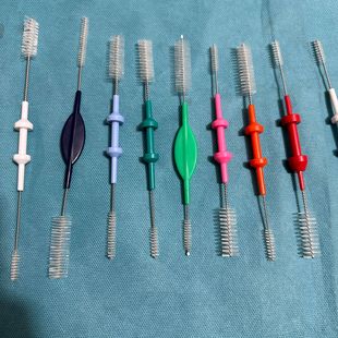 水汽按钮阀刷子胃肠镜内窥镜清洗刷子水汽道活检钳道孔道清洗刷子