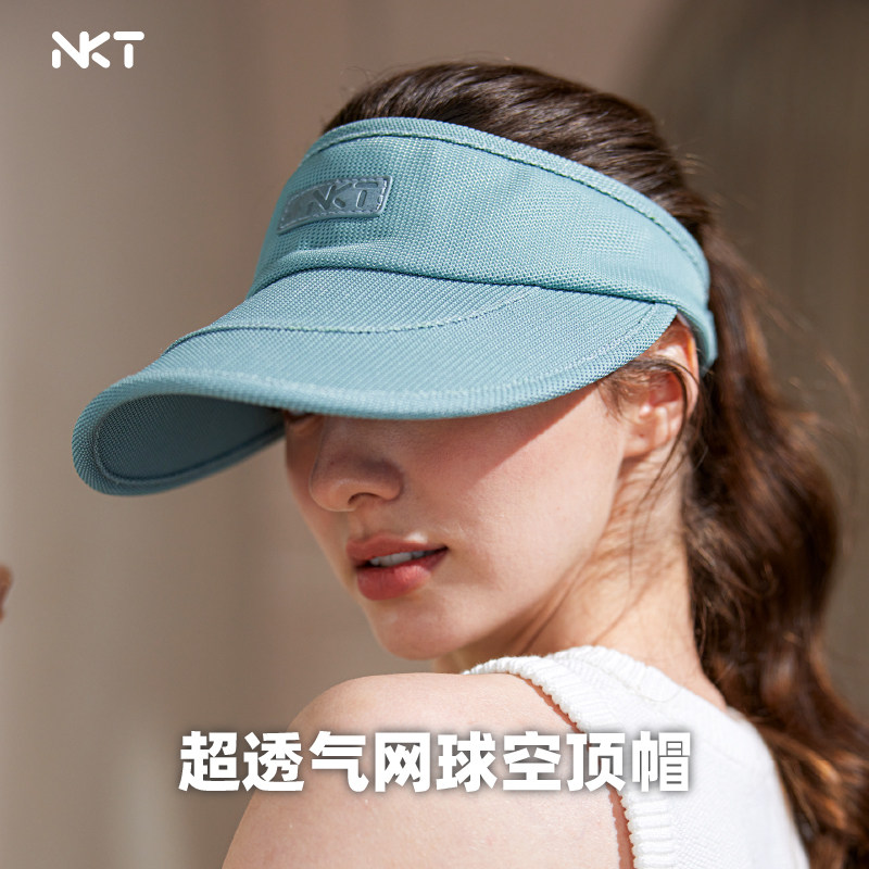 NKT超透气网眼空顶帽网球运动跑步遮阳帽防晒帽夏季户外帽子女图片