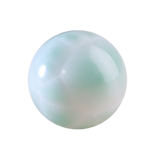 天然原矿绿海纹石散珠圆珠子水晶手串链锁骨项链diy饰品配件