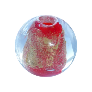 杰米香灰金箔银箔琉璃散珠女士手串手链diy配珠项链串珠材料配饰