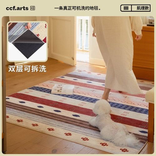 CCF可拆洗地毯藏雪绒款式客厅毯
