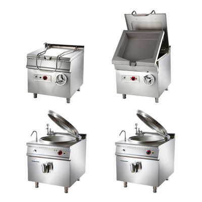 商用可倾斜式炒锅夹层汤锅 Tilting Bratt Pan and Boiling Pan
