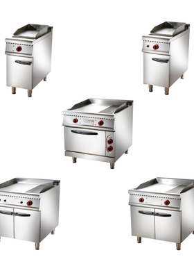 商用酒店餐厅厨房西餐扒炉连柜烤箱 Restaurant Kitchen Griddle