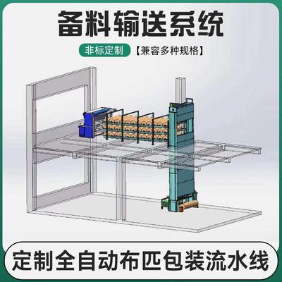 供应全自动布匹滚筒输送机 便捷三层架 备料输送系统流水线输送机