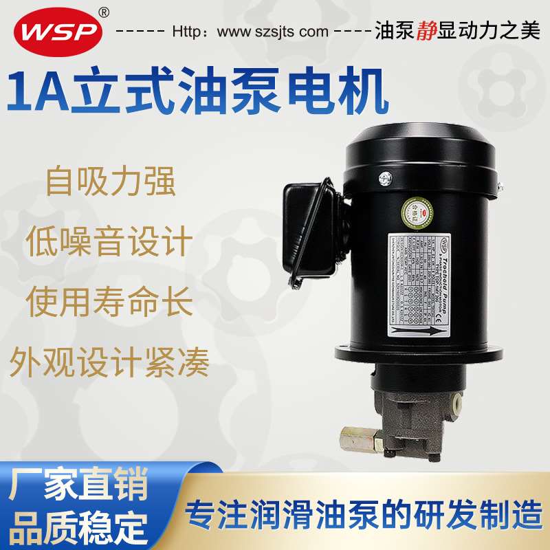 厂家直销ROP-1ME200-12AM立式油泵电机 液压三角泵 摆线润滑泵