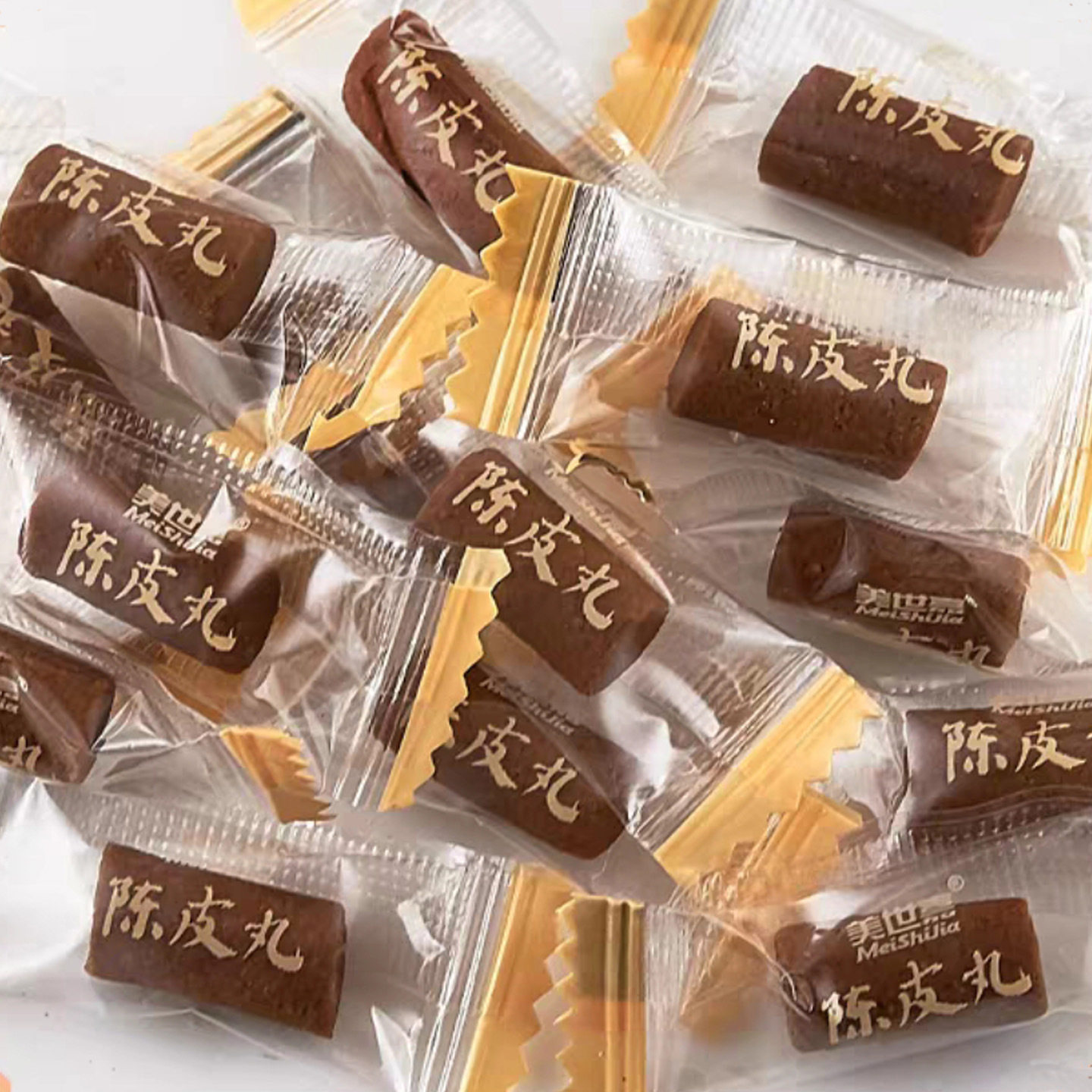 美世嘉陈皮丸蜜饯500克散装盐金枣金桔丸独立包装零食实惠袋装