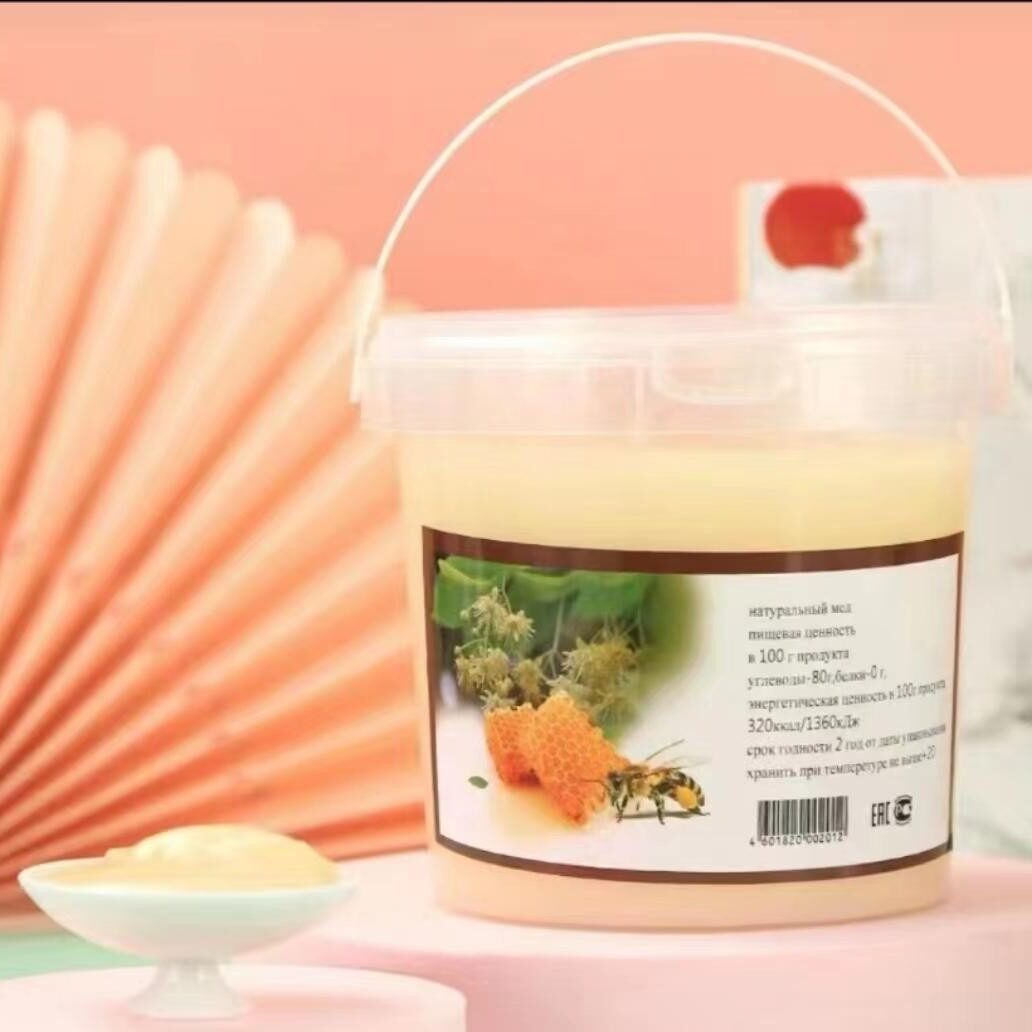俄罗斯进口蜂蜜 蜂蜜椴树原蜜椴树蜜1250g小罐装