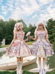 【出租】古典玩偶长发公主粉jsk茶会lolita女士连衣裙