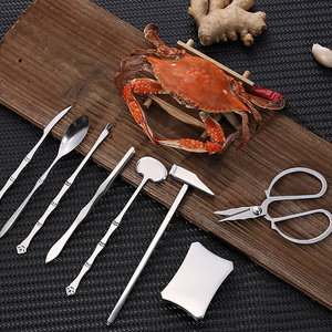 津熙优品扬州蟹八件螃蟹工具礼盒套装大闸蟹工具吃蟹工具