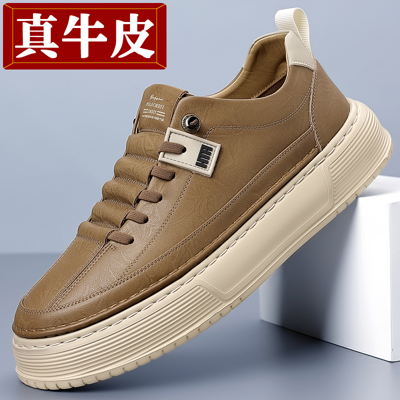 2025新款【真牛皮+上线】皮鞋潮