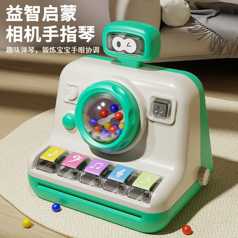 多功能相机手指琴婴儿打地鼠音乐宝宝蒙氏早教机玩具6-12月