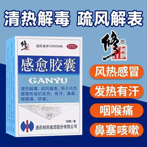 【修正】感愈胶囊25%62.5%*0.4g*12粒/盒