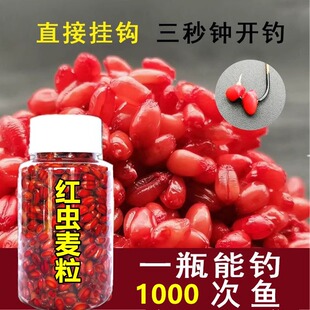 钓鱼麦子麝香鱼饵颗粒饵料直接挂钩野钓竞技窝料酒米鲫鱼鲤鱼草