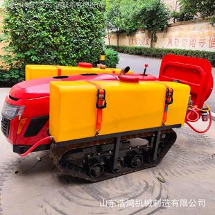 履机带自走式 遥柴园控喷药车果大棚一机多用油大274马力车