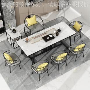 新中家式 茶桌椅合现代简约大理石小茶台AZ203尚客厅用办公室时组