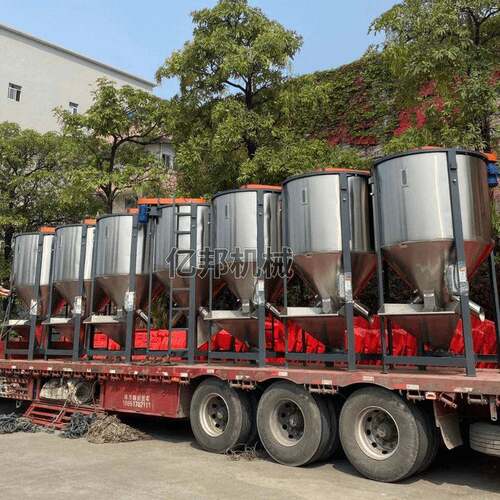 3吨塑料片材混料机pp立式搅拌机色母烘干混合机粉末均化