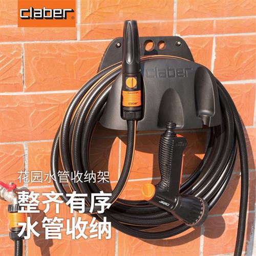 家用花园软管收管卷管器浇花洗车水管水枪接头收纳盘管绕管水车架