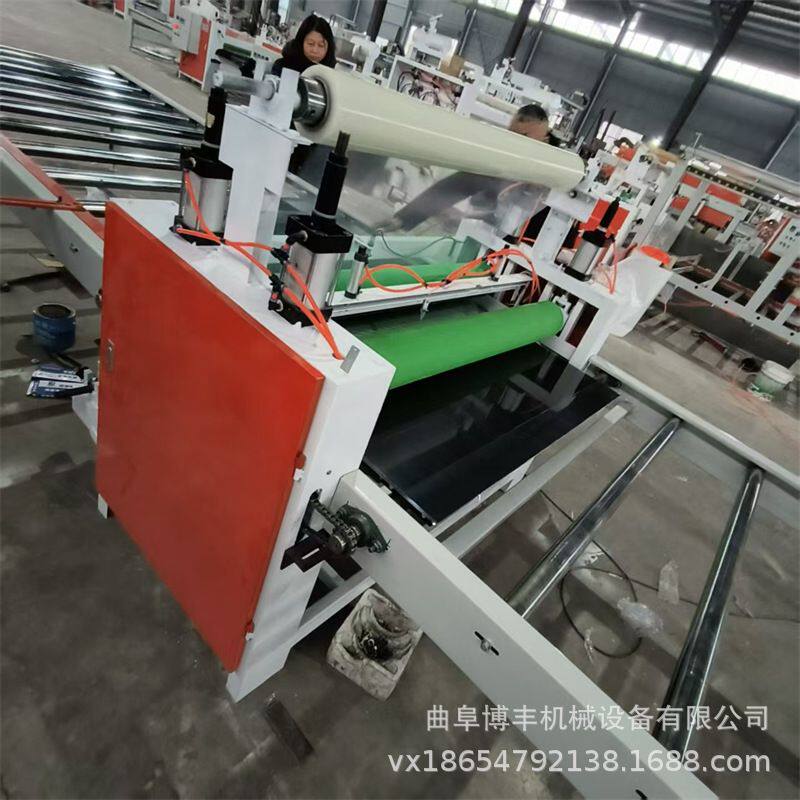 门板自动贴膜机械 1.6米不锈钢板覆膜机 电梯门双层保护膜复膜机