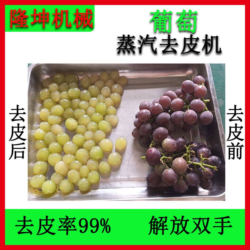 可定制多功能葡萄蒸汽去皮机 全自动黄精蒸汽剥皮机 中药材脱皮机