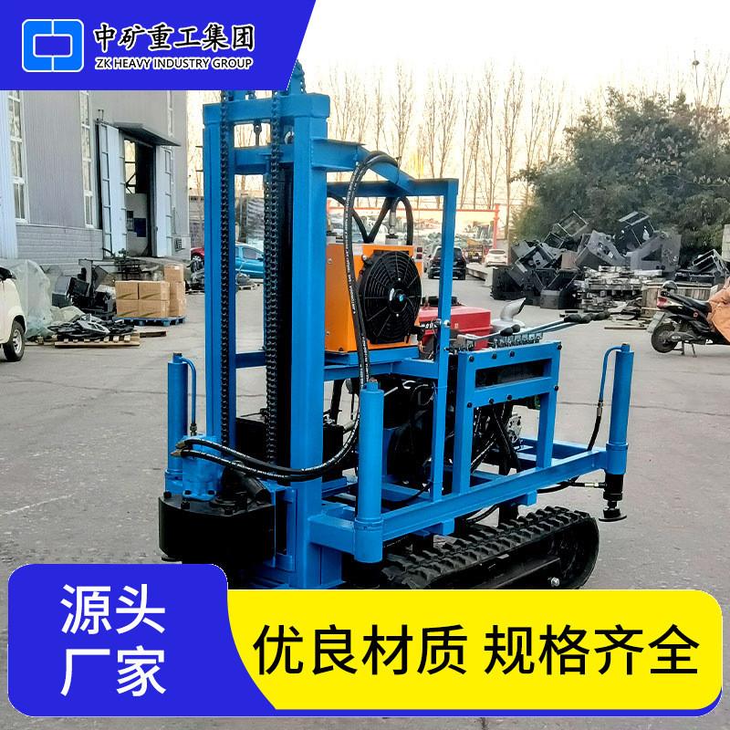 供应小型履带式柴油打井机 液压马达系统 25马力柴油降水井钻井