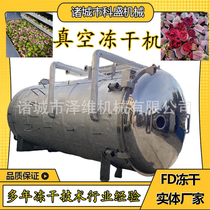 玫瑰花冻干机 酸奶块草莓芒果全自动低温冷冻干燥机 宠物粮冻干机