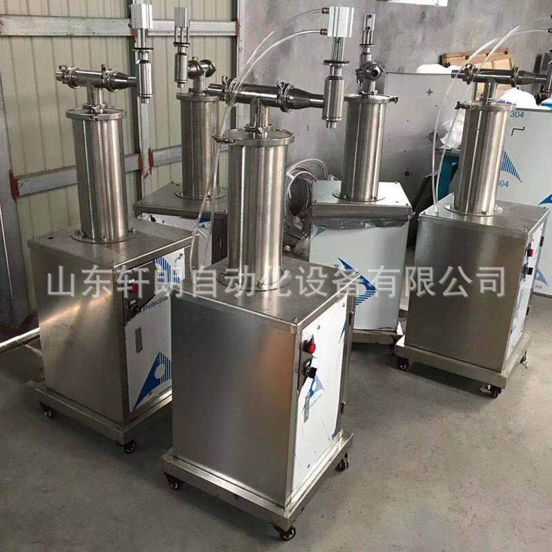 5L半自动灌装机 立式液体膏体定量分装机 洗车防冻液半自动灌装机