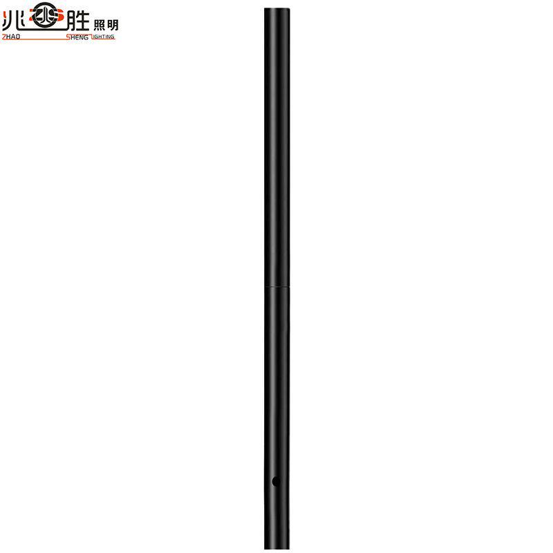 直埋式户外灯杆铝材3"x84"跨境爆款2.13米重型镀锌钢花园庭院灯柱