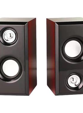 USB2.0木质音箱K2036低音炮立体环绕台式机笔记本电脑小音箱