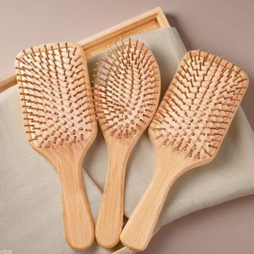 厂家直供楠竹气垫梳圆珠梳齿头皮舒适按摩气囊梳大板顺发美发梳子