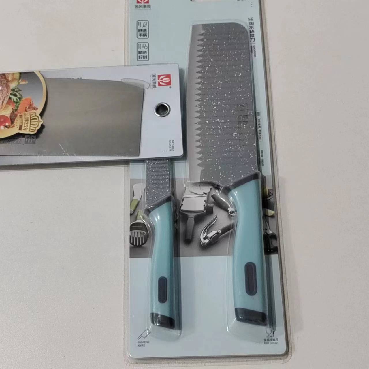 国风30CR13家用不粘锋利菜刀