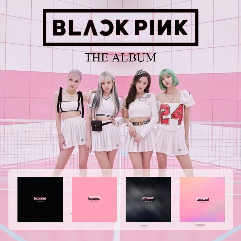 Спот настоящее BLACKPINK альбом, пудровые чернила, регулярная серия 1, CD карта наклейка периферия