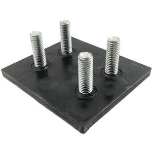 适用于重汽豪沃钢板限位块豪沃380后钢板缓冲胶块橡胶垫原厂配件