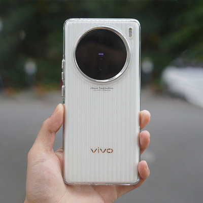 冰透高级感适用vivox200pro手机壳新款瓦楞光栅条纹100spro防滑iqoo13磁吸充电全包防摔x90s超薄磨砂裸感硬壳