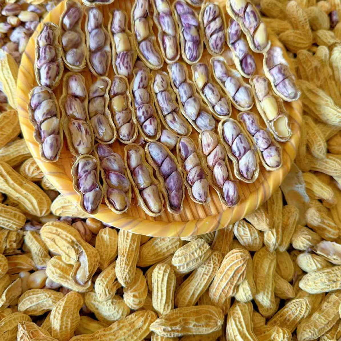 七彩原味花生水煮咸干龙岩花生特产湿烤白晒生晒休闲零食