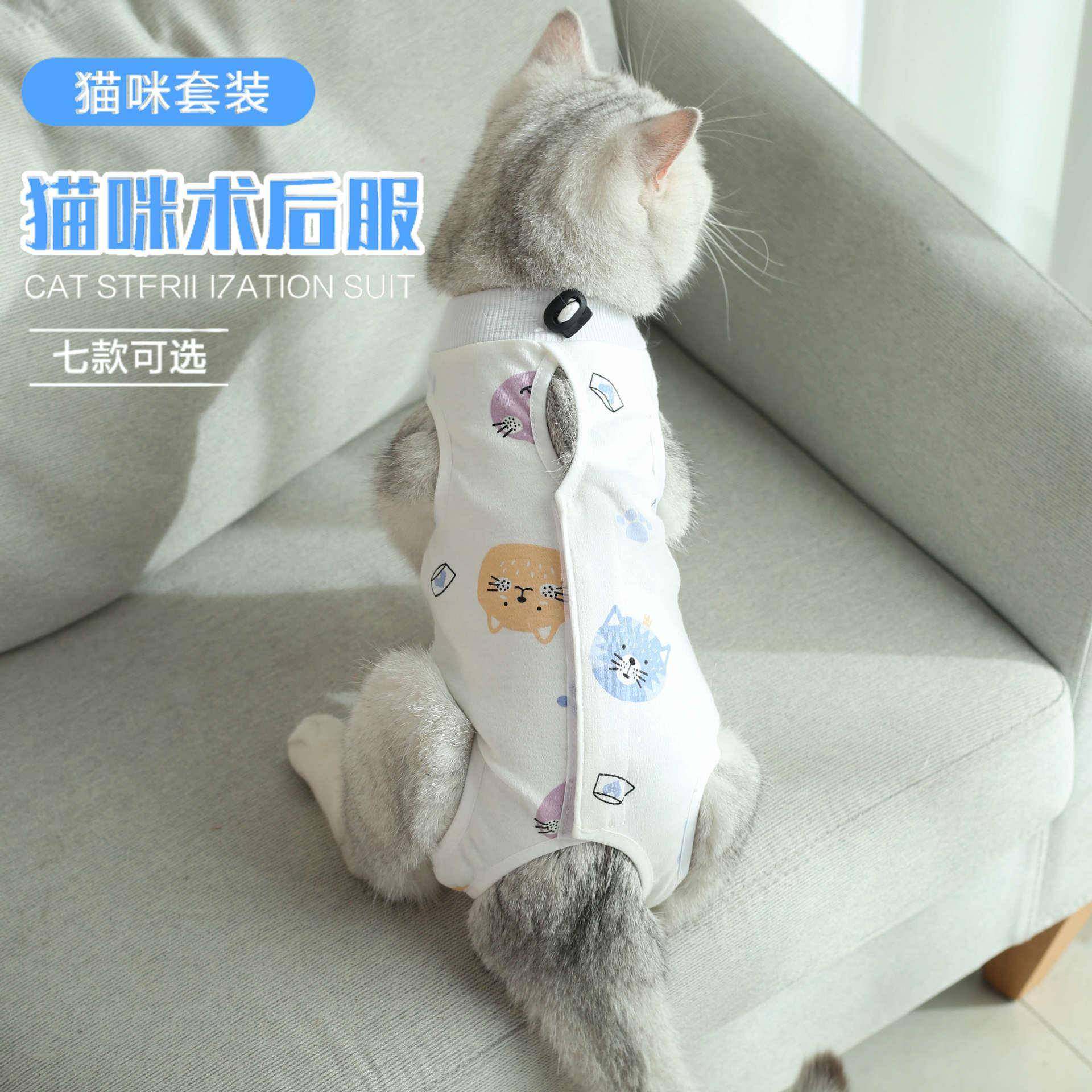 猫咪手术后绝育服防舔防脱防掉毛透气断奶生理裤宠物衣服母猫棉夏,宠物/宠物食品及用品,生理裤,淘宝优惠券,粉丝福利购,淘宝优惠卷