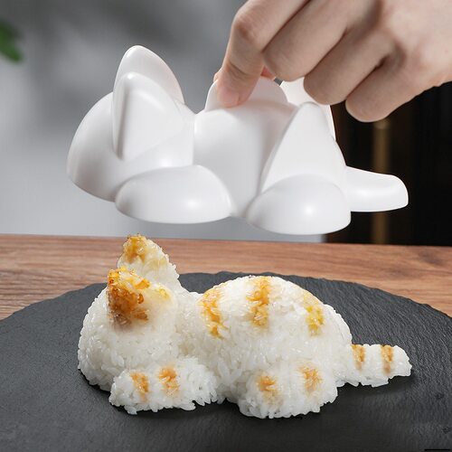DIY Sushi Mold Onigiri Rice Ball Food Bento Triangular Mould