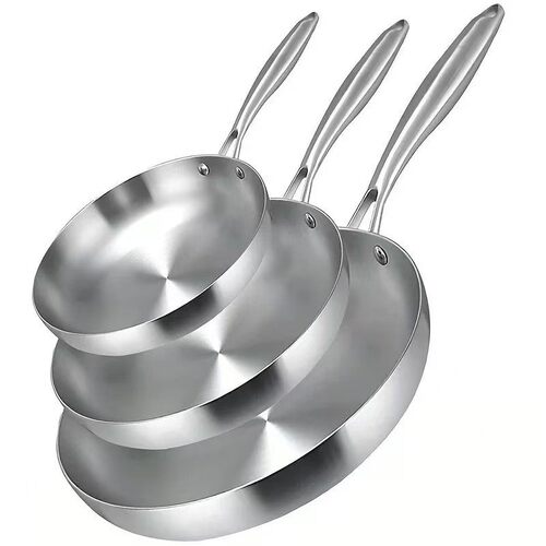 304 Stainless Steel Frying Pan, NonStick Pan Fried Steak Pot