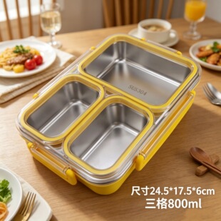 304 stainless steel lunch box with lid lunch box bento box