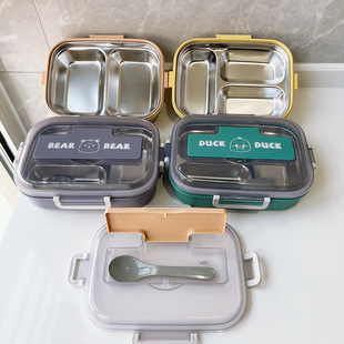 lunch bento box steel box午餐盒 stainless Portable