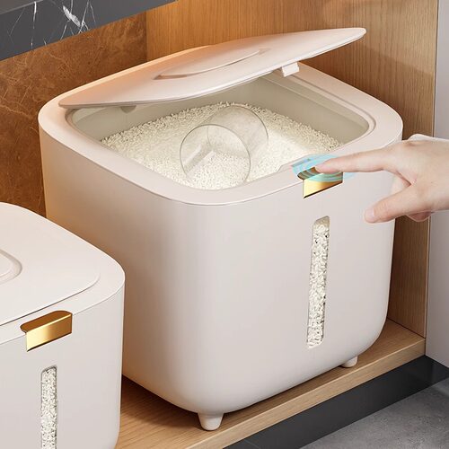 Rice bucket sealed kitchen storage box Rice bucket box米桶