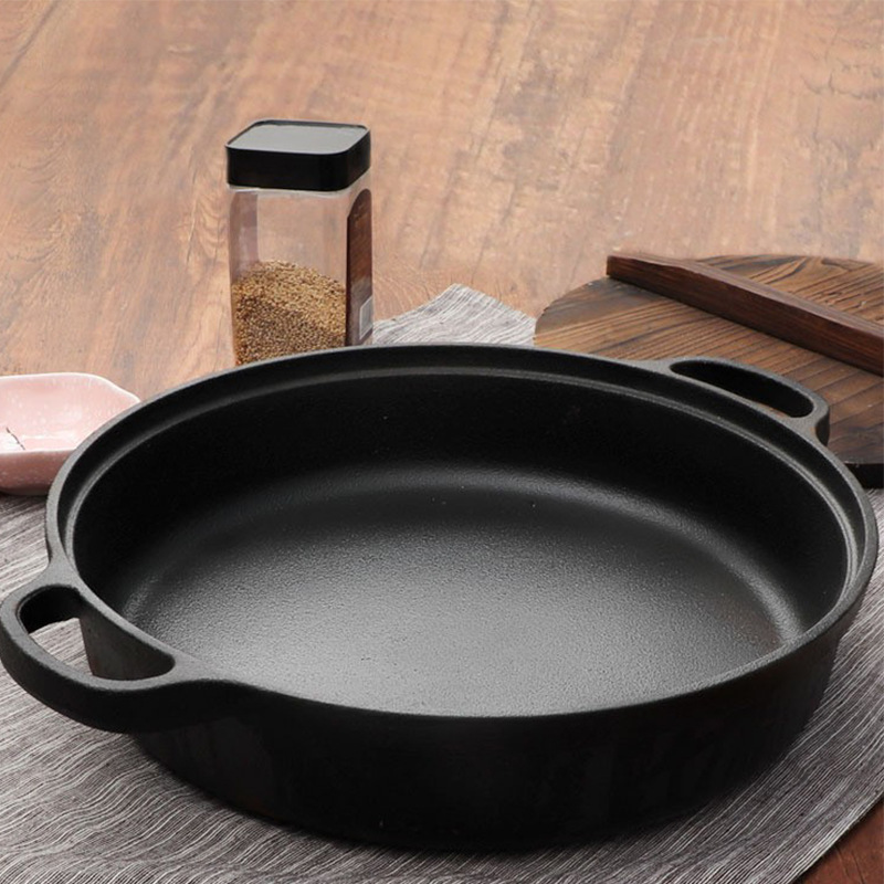 Iron wok household wok pan pan non-coated non-stick pan
