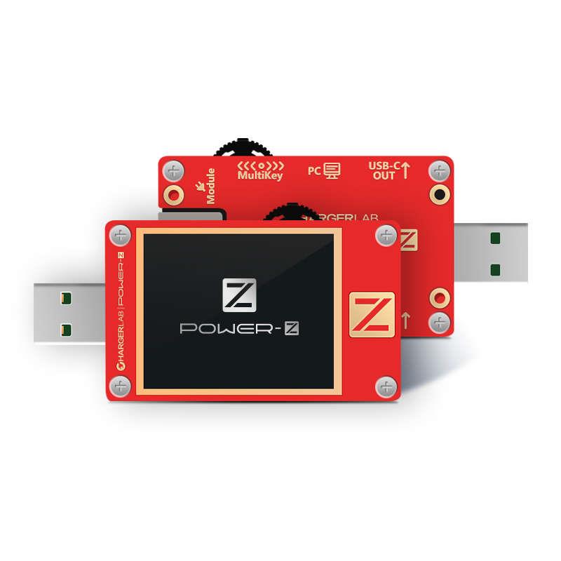 ChargerLAB POWER-Z USB PD电压诱骗仪表 KT002 充电头网测试仪
