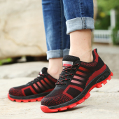 劳保鞋 男女工作轻便防砸防刺穿钢包头老保防臭透气休闲工地安全鞋