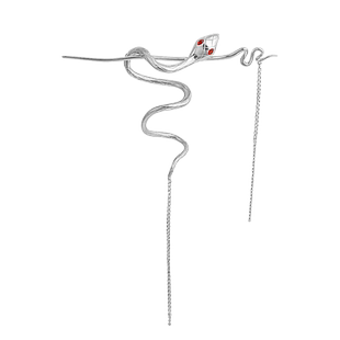 红眼蛇发簪女气质小众新中式簪子冷淡风盘发钗子高级感酷发饰饰品