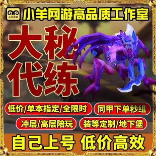 魔兽世界代练大米大秘境10层12层低保限时坐骑同甲包车3000分团本